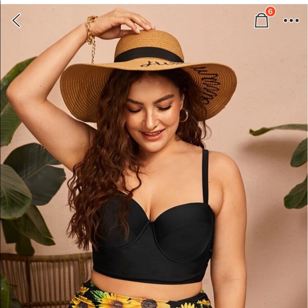 SHEIN black bikini top